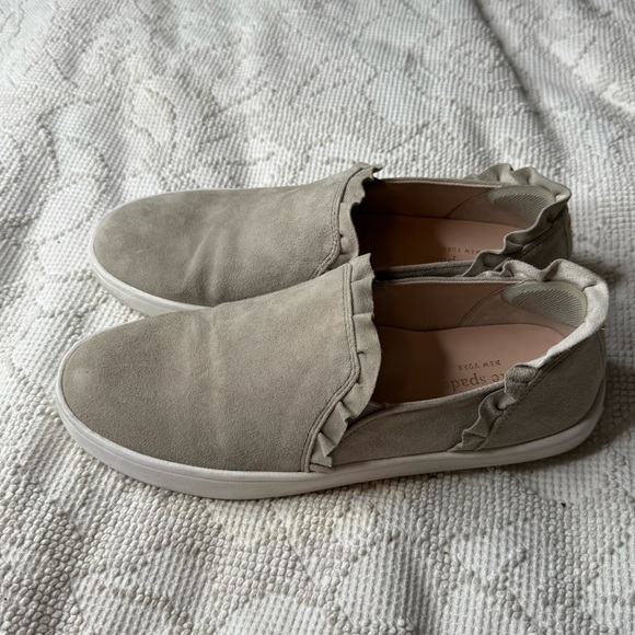 Kate Spade New York Lilly Suede Slipon Ruffled Sneaker Sz 8.5‎ - Picture 4 of 6